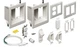 TV Bridge Power Recessed Box Kit, White | Arlington TVBR2505K
