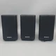 SONY SS-MSP2 Speakers Lot of 3 Black Not Tested Screen are Worn