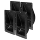 Four Pack Penn Elcom H1070 Large Recessed 1" thick Steel Handle Black