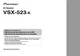 Pioneer VSX-523K  Receiver Owners Manual