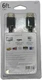 GE Jasco - 6 ft HDMI Cable 4kUHD/Full HD 1080P Premium Gold Plated Connectors