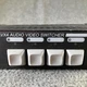 RDL RU-AVX4 4-channel 4x1 A/V Audio/Video Video Switcher compact RCA 24VAC