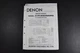 Denon AVR-600/600RD AV Surround Receiver Service Manual - Genuine Original