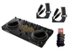 Pioneer DJ DDJ-REV1 Scratch Style DJ Controller w 2 RCA-XLR Cables & cable wraps