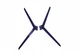 RTRU5527-B-US TV BASE STAND FEETS LEGS FOR RCA 55" SCREW INCLUDED 11544