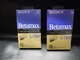 (2) NEW SONY BETAMAX L-750 Blank BETA HiFi Tapes SEALED VINTAGE Original (Qty 2)