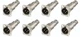 8 Neutrik NA3MDF 3 Pin Mic XLR Male to Female Adapter Feed / Pass Thru Converter