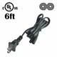 Fite ON 6ft UL Power Cord Cable for SAMSUNG UBD-K8500 UBD-M8500/ZA UBD-M9500/ZA