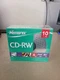 Memorex CD-RW 10 Pack 4X 700MB 80 Min Compact Discs Rewritable Brand New Sealed