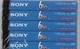 5 Pack Sony  T-T120VF  VHS BLANK TAPES  6 HRS EP NEW SEALED PACK.
