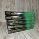 VTG 5 Maxell Premium Grade T-160 VHS Videocassette Tapes  Sealed NEW Blank 8-Hr