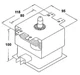 LG MICROWAVE OVEN MAGNETRON-ALL-INLINE | FREQUENCY: 2458MHZ | POWER: 1000W