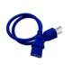 2' Blue Power Cord for MACKIE PROFX8 PROFX12 PROFX16 PROFX22