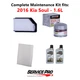 2016 Kia Soul 1.6L Complete Air, Oil & Cabin Filter Kit (5W-20)