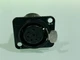Neutrik NC5FD-L-B-1 5 Pin XLR DMX Female Panel Mount D Series Black
