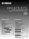 Yamaha CDC-575 CD Player Owners Manual
