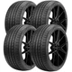 (QTY 4) 225/60R18 Ironman iMove Gen 2 AS 100V SL Black Wall Tires