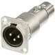 Neutrik NA3MDF Adapter XLR Plug - XLR Socket 1pc