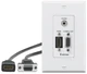 Extron AV Series 70-766-33 WPD 150 A Wall Plate - HDMI w/Audio CS & VGA
