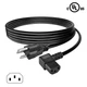 6ft UL AC Power Cord for Samsung LN-S3251D LN-S3252D 3903-000467 3903-000144 US