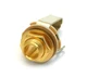 EP-0055-002 Switchcraft Gold 1/4" Mono Jack For Guitar & Bass