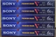 VHS SONY Premium Grade T-120VF Blank Video Tape 5 Pack - NEW SEALED