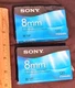 2 Pack of SONY Video 8 MP 120 Minute 8mm P6120MPR   (2Tapes SEALED)