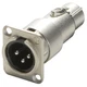 Neutrik NA3MDF XLR "D" Series 3-Pin Male to Female Adapter