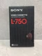 Sony L-750 Beta Video Tapes BETAMAX