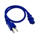 2Ft Power Cord BLU for MACKIE PROFX8 PROFX12 PROFX16 PROFX22