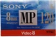 Sony 8mm MP 120 8mm, Video 8, P6-120mp, NTSC Tape, Brand New, Factory Sealed