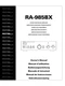 Rotel RA-985BX Amplifier Owners Manual