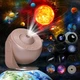 FlyLily Galaxy Projector, 12 in 1 Planetarium Star Projector Rose Gold 