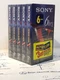 SONY PREMIUM GRADE 6 HOUR 5 PACK NEW SEALED T120VF