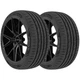 (QTY 2) 245/45R17 Prinx HiRace HZ2 A/S 99Y XL Black Wall Tires