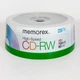 Memorex 25 Pack High Speed CD-RW Rewritable 12X 700MB 80min BLANK CDs NEW SEALED