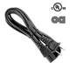 UL 6ft AC Power Cord For VIZIO TV D50f-F1 D43f-F1 D32f-F1 D43-F1 D43f-E1 D32f-E1
