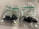 Neutrik NC3FX-B 3 Pin Female Gold Connectors - Lot of 2 - New