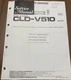 Pioneer CLD-V510 CD CDV LD Laser Disc Player Original Service Repair Manual