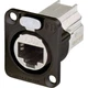 Neutrik NE8FDX-P6-B Data Connector RJ45 etherCON D-Series Straight Po Socket