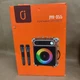 JYX Portable Karaoke Speaker JYX-S55 w/ 2 Wireless Mics LED TWS USB AUX FM REC
