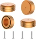 Tertullus 4 Pcs Speaker Feet Aluminum HiFi Turntable 58mm&times;22mm, Gold 