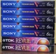 VHS 5 SONY Premium Grade T-120VF Preowned Video Tapes & 2 TDK T-120 NEW - SEALED
