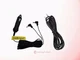 AV Audio Cable + Car Charger Adapter for Philips Portable Dual Screen DVD Player