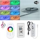 Black PCB 40M 30M 20M 10M 60LEDs/M WiFi Music Sync LED RGB Strip Light 12V PSU