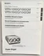 Sony Color Video Projector VPH-1000Q/1000QM and VPH-10420Q/1042QM Manual