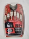 GE 6-in-1 Multi USB 2.0 Universal Cable Kit 6ft HI-SPEED 6 IN 1 Adapt Connecter