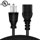 5ft UL AC Power Cord Cable Lead For Vizio VOJ320F1A VA320M 32 LCD HD TV Monitor
