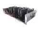 (6) AJA ROI-DVI Converters in Custom Power Rack Unit (C2023-126)