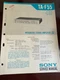 SONY TA-F55 TAF55 Service Manual FROM THE USA **ORIGINAL** 6623 7170